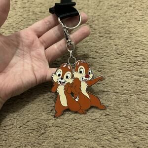 Disney Pin Collection 2004 Lanyard With Chip & Dale Medallion
